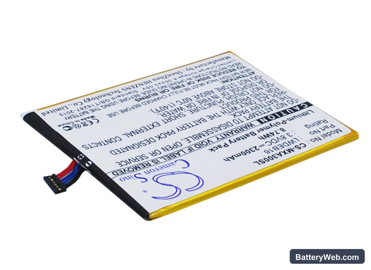 Micromax Canvas Gold Replacement Battery, 3.8V, 2300mAh, Li-Polymer 3