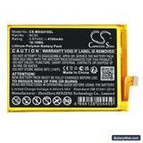 Motorola Moto G41 Replacement Battery, 3.87V, 4700mAh, Li-Polymer 3