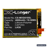 Motorola Moto G60s Replacement Battery, 3.87V, 4800mAh, Li-Polymer 3