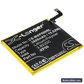 Motorola Moto One Zoom Replacement Battery, 3.85V, 3900mAh, Li-Polymer 1
