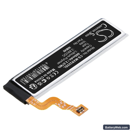 Motorola Razr 2022 Replacement Battery, 3.89V, 660mAh, Li-Polymer 2