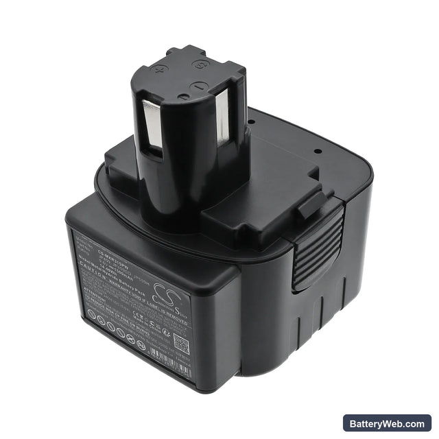 Max Rebar RB215 Replacement Battery, 9.6V, 1500mAh, Ni-MH 1