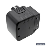 Max Rebar RB215 Replacement Battery, 9.6V, 1500mAh, Ni-MH 4