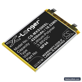 Motorola Moto S30 Pro Replacement Battery, 3.89V, 4250mAh, Li-Polymer 1