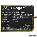 Motorola One Fusion Plus Replacement Battery, 3.8V, 4900mAh, Li-Polymer 3