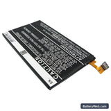 Motorola Moto G Replacement Battery, 3.8V, 1800mAh, Li-Polymer 3