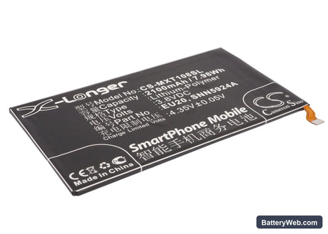 Motorola DROID ULTRA Replacement Battery, 3.8V, 2100mAh, Li-Polymer 1