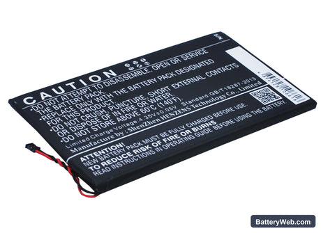 Motorola MotoE 2nd Replacement Battery, 3.8V, 2200mAh, Li-Polymer 4
