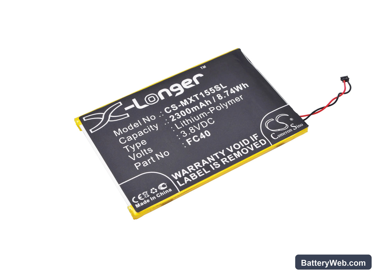 Motorola Moto G 3rd gen Replacement Battery, 3.8V, 2300mAh, Li-Polymer 1