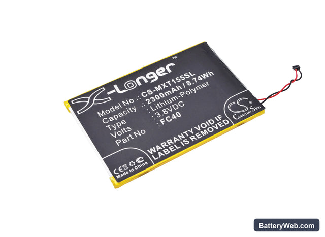 Motorola Moto G 3rd gen Replacement Battery, 3.8V, 2300mAh, Li-Polymer 1