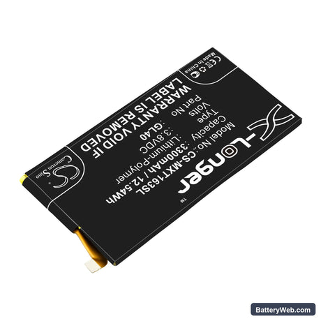 Motorola Moto Z Play Replacement Battery, 3.8V, 3300mAh, Li-Polymer 2
