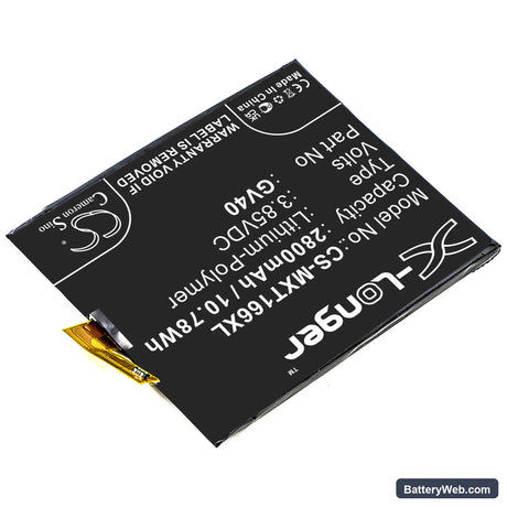 Motorola Moto Z Force Replacement Battery, 3.85V, 2800mAh, Li-Polymer 2
