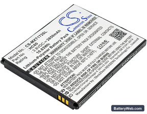 Motorola Moto C Plus Replacement Battery, 3.8V, 2850mAh, Li-Polymer 1