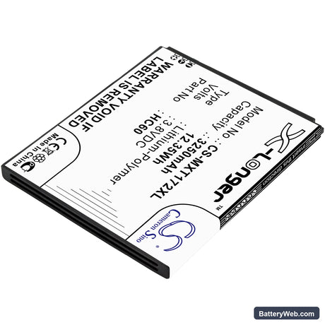 Motorola Moto C Plus Replacement Battery, 3.8V, 3250mAh, Li-Polymer 2