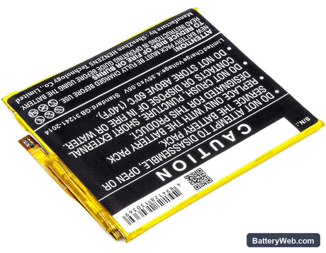 Motorola Moto Z Force 2nd Replacement Battery, 3.8V, 2700mAh, Li-Polymer 4