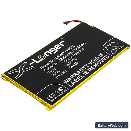 Motorola Moto X4 Replacement Battery, 3.8V, 2800mAh, Li-Polymer 1