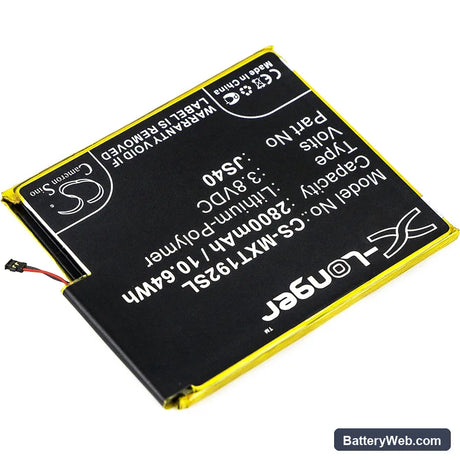 Motorola Moto Z3 Play Replacement Battery, 3.8V, 2800mAh, Li-Polymer 2