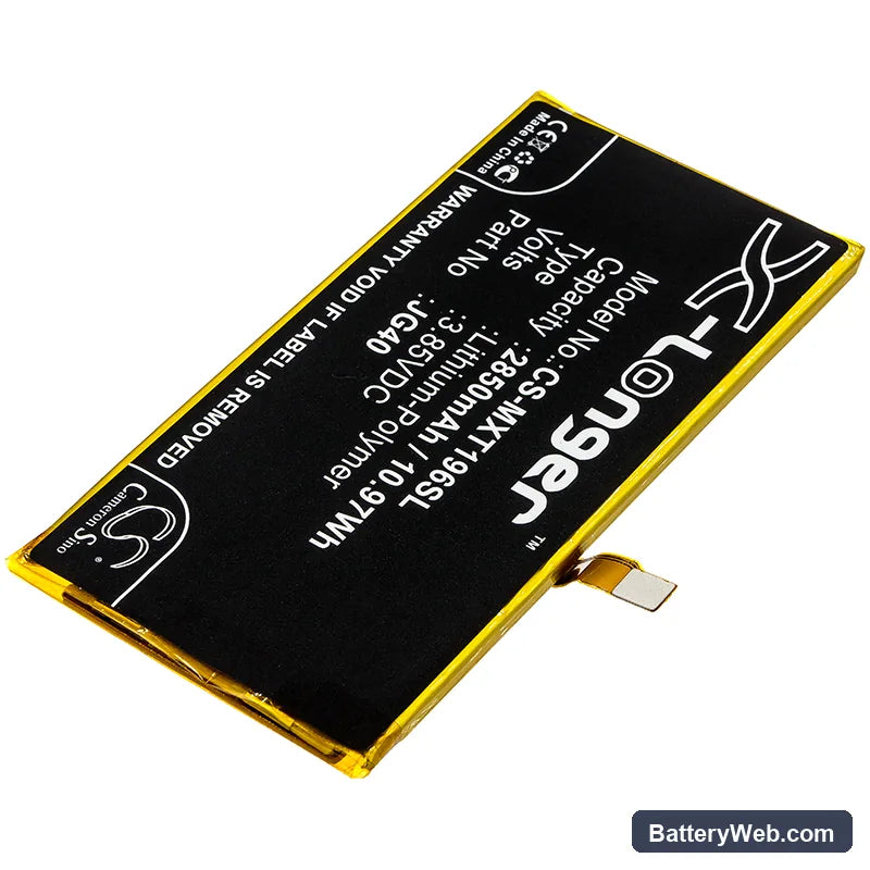 Motorola Moto G7 Plus Replacement Battery, 3.85V, 2850mAh, Li-Polymer 2