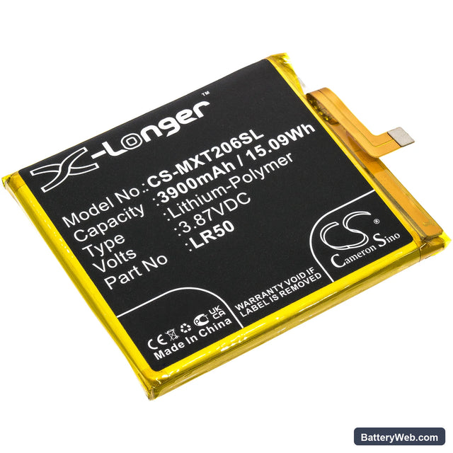 Motorola Moto Edge Replacement Battery, 3.87V, 3900mAh, Li-Polymer 1