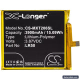 Motorola Moto Edge Replacement Battery, 3.87V, 3900mAh, Li-Polymer 3
