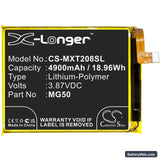 Motorola Moto G9 Plus Replacement Battery, 3.87V, 4900mAh, Li-Polymer 3
