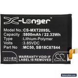 Lenovo K12 Pro Replacement Battery, 3.85V, 5800mAh, Li-Polymer 3