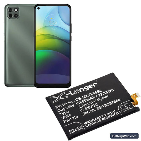 Lenovo K12 Pro Replacement Battery, 3.85V, 5800mAh, Li-Polymer 5