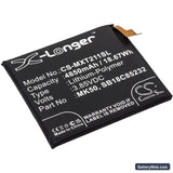 Motorola Moto One 5G Ace Replacement Battery, 3.85V, 4850mAh, Li-Polymer 1