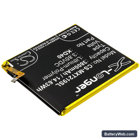 Motorola Moto G8 Plus Replacement Battery, 3.85V, 3800mAh, Li-Polymer 2