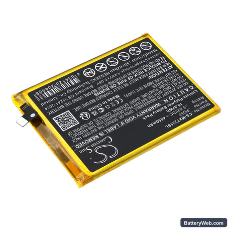 Motorola Moto G Power 5G Replacement Battery, 3.89V, 4850mAh, Li-Polymer 2
