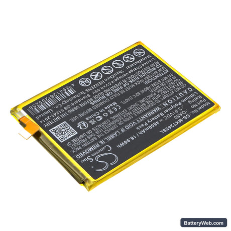 Motorola Moto G Power 5G 2024 Replacement Battery, 3.91V, 4850mAh, Li-Polymer 2