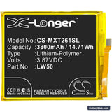 Motorola Moto Edge Plus Replacement Battery, 3.87V, 3800mAh, Li-Polymer 3