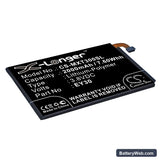 Motorola XT1092 Replacement Battery, 3.8V, 2000mAh, Li-Polymer 1