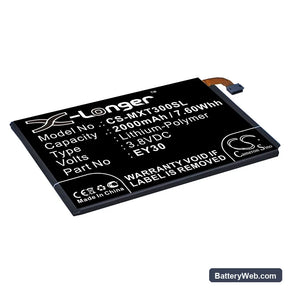 Motorola XT1092 Replacement Battery, 3.8V, 2000mAh, Li-Polymer 1