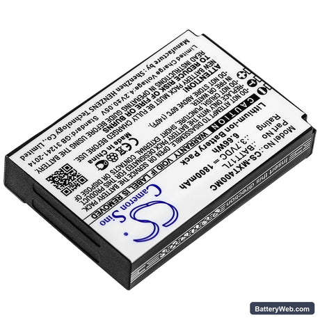 Midland XTC400 Replacement Battery, 3.7V, 1800mAh, Li-ion 2
