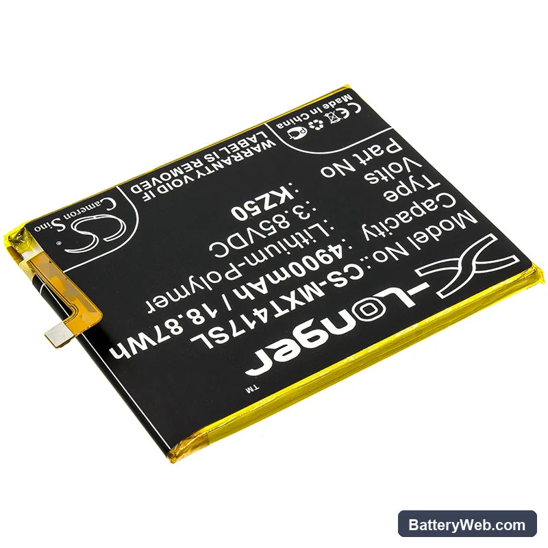 Motorola Moto G Power Replacement Battery, 3.85V, 4900mAh, Li-Polymer 2