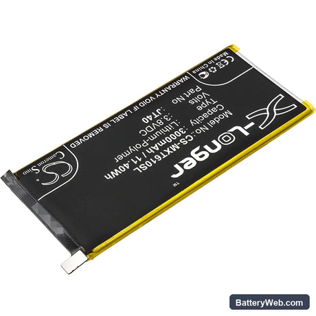Motorola Moto G6 Plus Replacement Battery, 3.8V, 3000mAh, Li-Polymer 2