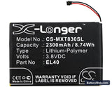 Motorola Moto E XT1019 Replacement Battery, 3.8V, 2300mAh, Li-Polymer 3