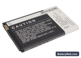 Motorola A954 Replacement Battery, 3.7V, 1800mAh, Li-ion 4