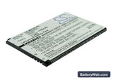 AT&T Atrix 2 Replacement Battery, 3.7V, 1700mAh, Li-ion 3