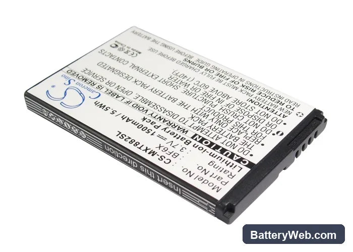 Motorola XT882 Replacement Battery, 3.7V, 1500mAh, Li-ion 2