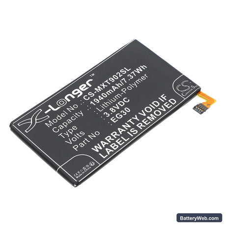 Motorola RAZR I Replacement Battery, 3.8V, 1940mAh, Li-Polymer 1