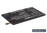 Motorola XT912A Replacement Battery, 3.8V, 2200mAh, Li-Polymer 2