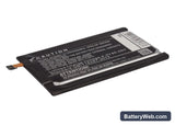 Motorola XT912A Replacement Battery, 3.8V, 2200mAh, Li-Polymer 3
