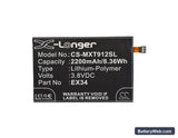 Motorola XT912A Replacement Battery, 3.8V, 2200mAh, Li-Polymer 5