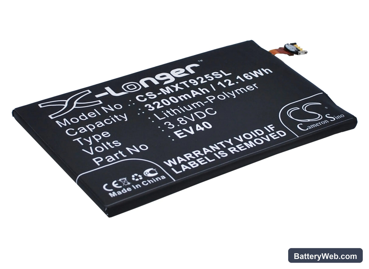 Motorola Droid Razr HD Replacement Battery, 3.8V, 3200mAh, Li-Polymer 2