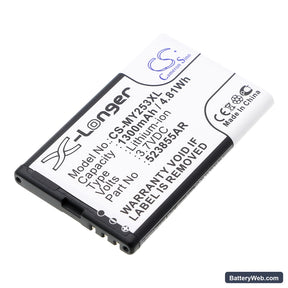 Sagem Alium Replacement Battery, 3.7V, 1300mAh, Li-ion 1
