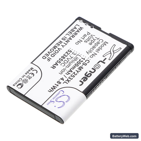 Sagem Alium Replacement Battery, 3.7V, 1300mAh, Li-ion 2