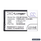 Sagem Alium Replacement Battery, 3.7V, 1300mAh, Li-ion 5