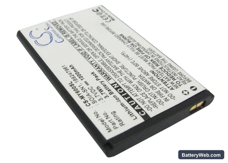 Sagem MY600x Replacement Battery, 3.7V, 1000mAh, Li-ion 2